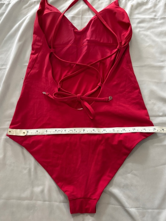 Lululemon Weave The Waves One Piece Swimsuit Red Strappy Back Small Sz 4-6? - Picture 7 of 12
